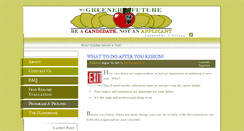 Desktop Screenshot of mygreenerfuture.com