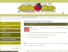 Tablet Screenshot of mygreenerfuture.com